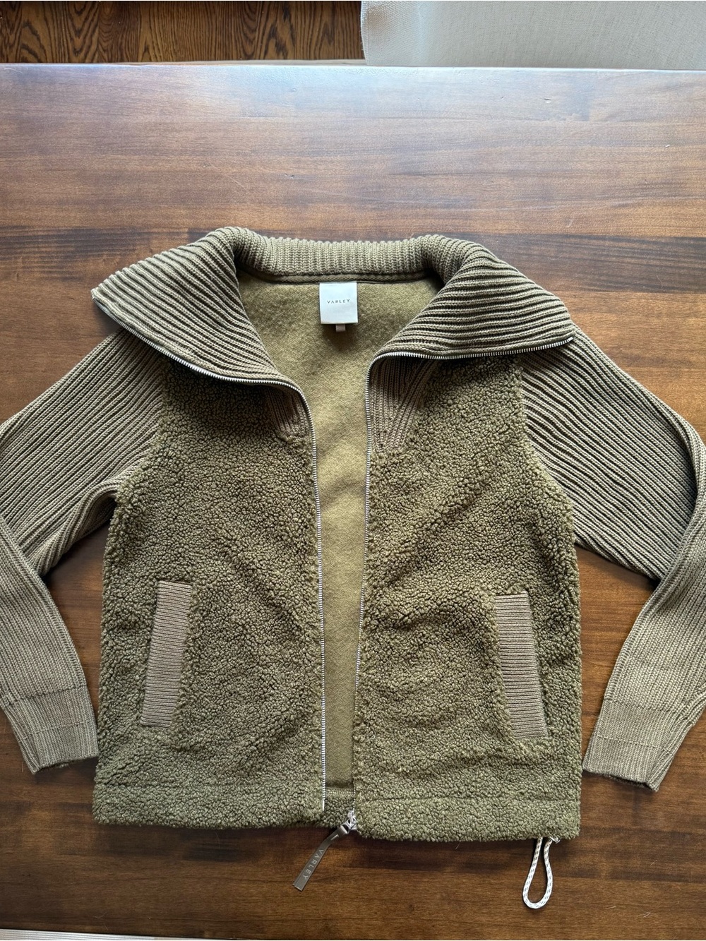 NWT Varley Ardley Through Mixed-Media Jacket